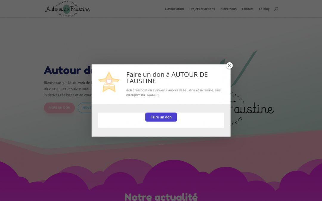 Autour de Faustine – site web de l’association « Autour de Faustine »
