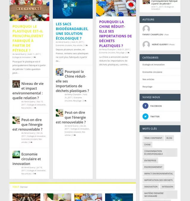 Environnement et entreprise – Le blog
