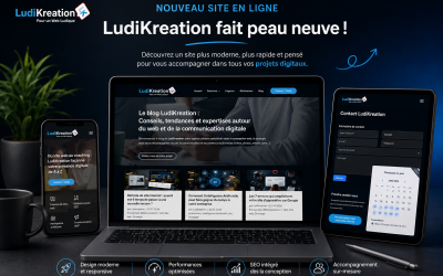 LudiKreation fait peau neuve : découvrez notre nouveau site internet !