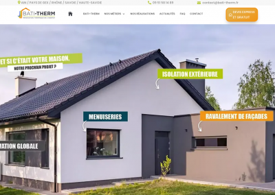 Refonte du site internet de Bati-Therm
