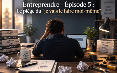 Entreprendre – Épisode 5 : Le piège du « je vais le faire moi-même »