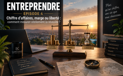 Entreprendre – Épisode 4 : Chiffre d’affaires, marge ou liberté : comment mesurer réellement la réussite d’une entreprise ?