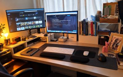Mon setup d’entrepreneur, développeur et formateur : un espace de travail qui évolue avec mon métier